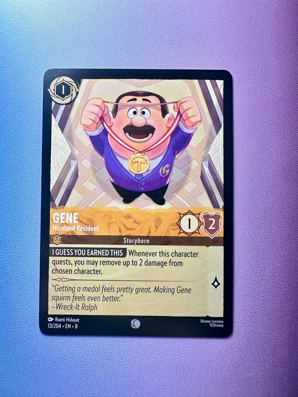 gene [wreck-it ralph] - 13/204 (common) — lorcana: reign of jafar